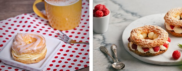 Klasický věneček a moderní craqueline verze. Klasický věneček a moderní craqueline verze.