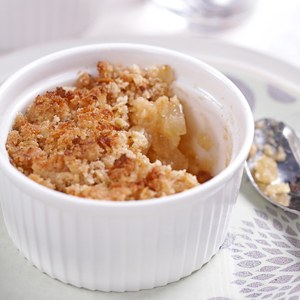 Hruškový crumble