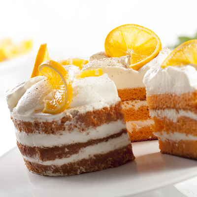 Orange velvet cake