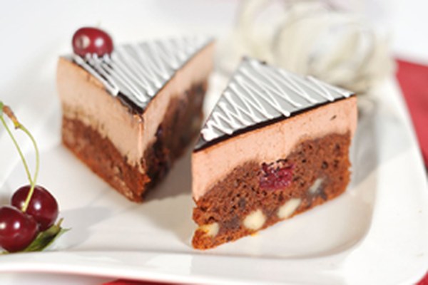 Višňovo-čokoládový dezert